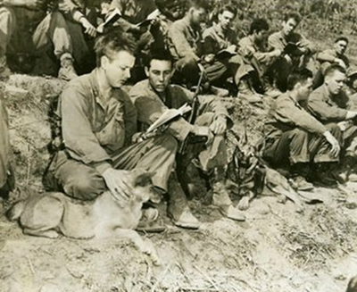 45th division infantry korean war korea sermon educator makeshift courtesy church men some
