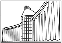 Thumbnail image of History Center coloring page
