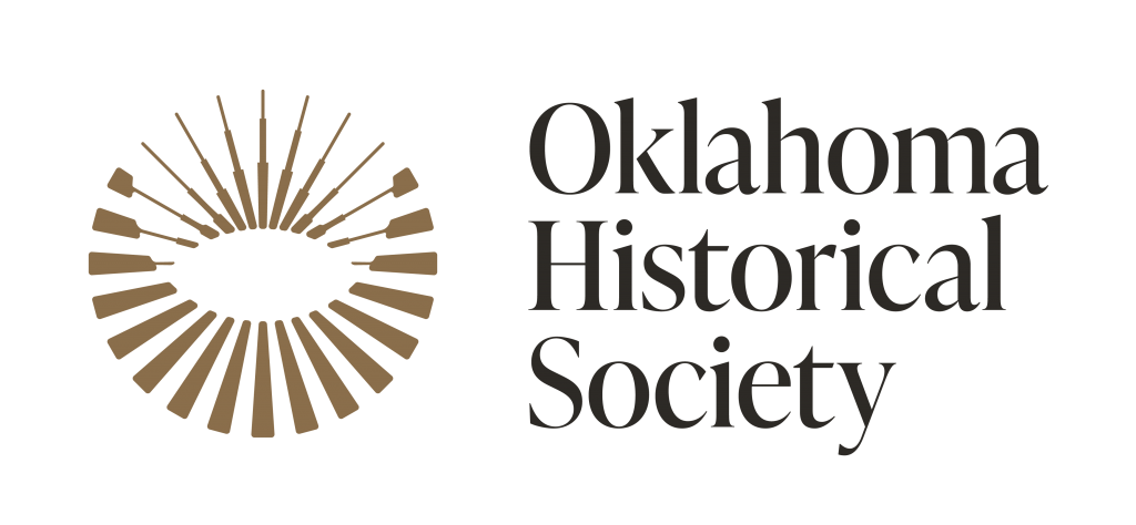 Oklahoma Historical Society logo with bronze mark