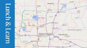 A map of the OKC metro area