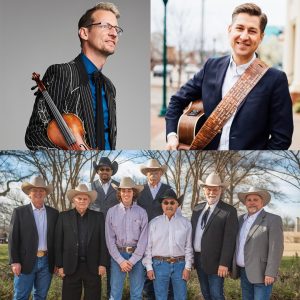 Kyle Dillingham, Peter Markes, and the band members of Oklahoma Swing.