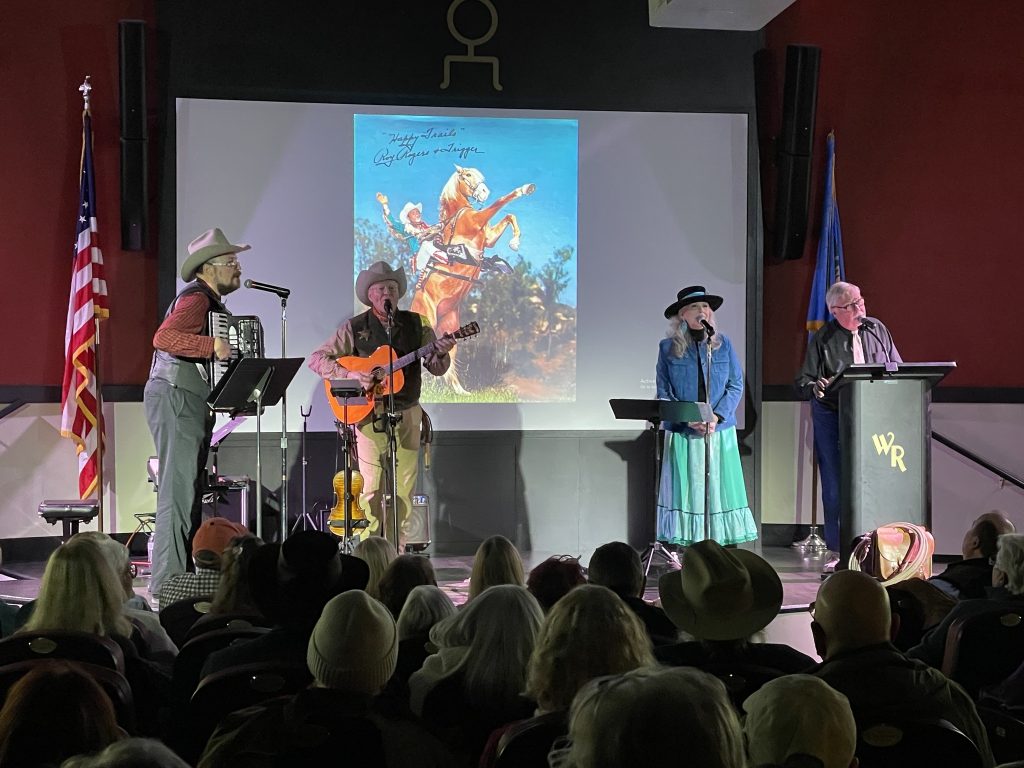 Around the Hollywood Campfire players and musicians perform on stage