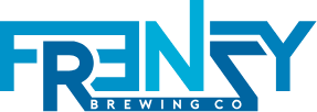 Frenzy Brewing logo with some letters transposed in the design.
