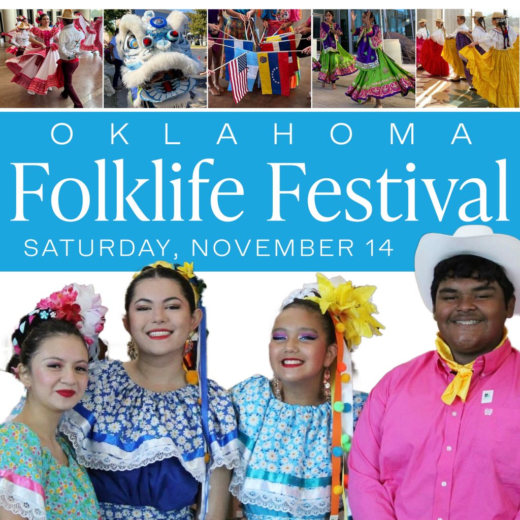 A collage of dancers and performers dressed in traditional clothing.