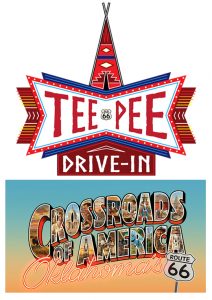 The Tee Pee Drive In sign