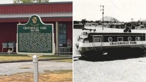 Craterville Park Historical Marker