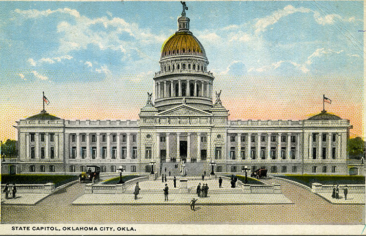 Illustration of the Oklahoma State Capitol