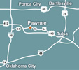 Location of Pawnee